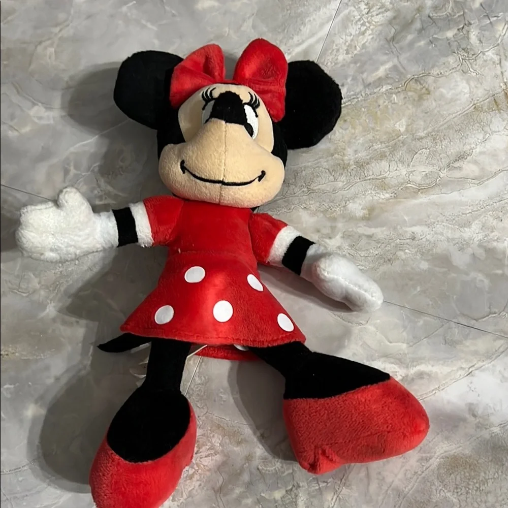 Disney Minnie Mouse Plush Toy - Red and Black - Picture 1 of 4